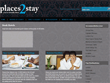 Tablet Screenshot of places2stay.co.uk